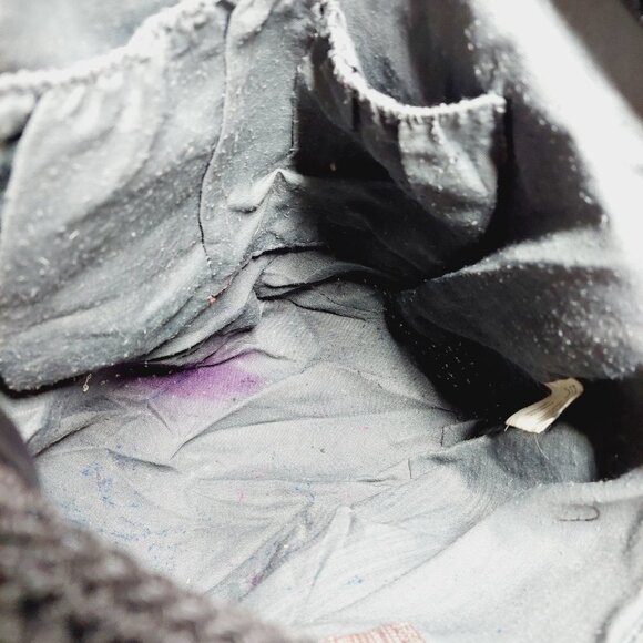 THE SAK Elliott Lucca Black Crochet Shoulder Handbag 0200 - Picture 12 of 15